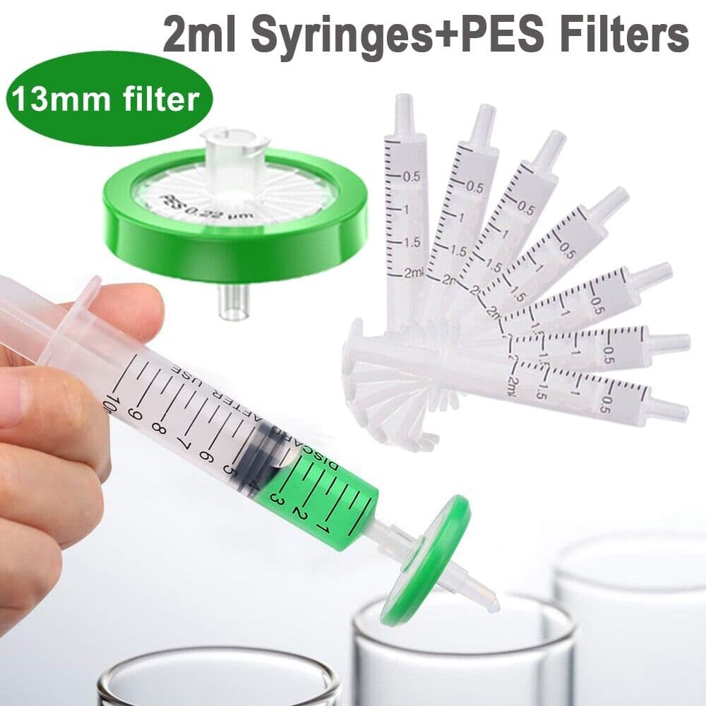 lab PTFE MCE Nylon PES PVDF hplc syringe filters